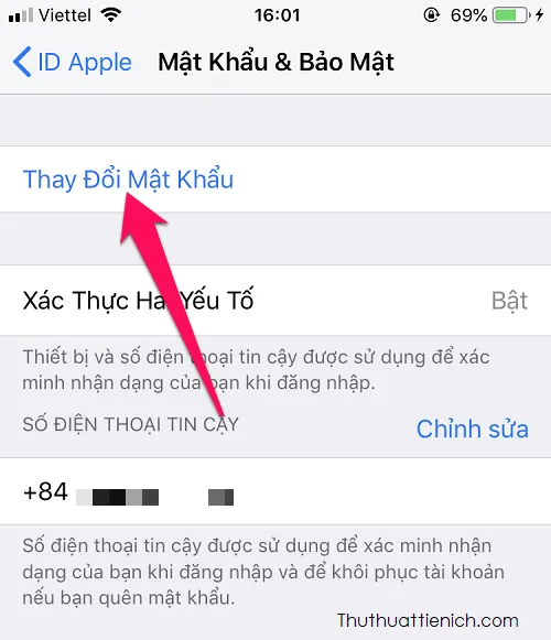 Cách thay đổi mật khẩu iCloud trên điện thoại & máy tính