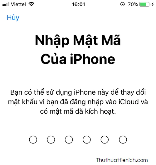 Cách thay đổi mật khẩu iCloud trên điện thoại & máy tính