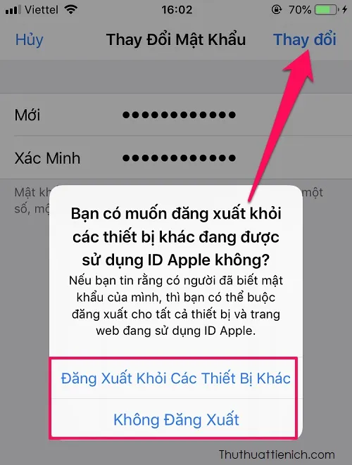 Cách thay đổi mật khẩu iCloud trên điện thoại & máy tính