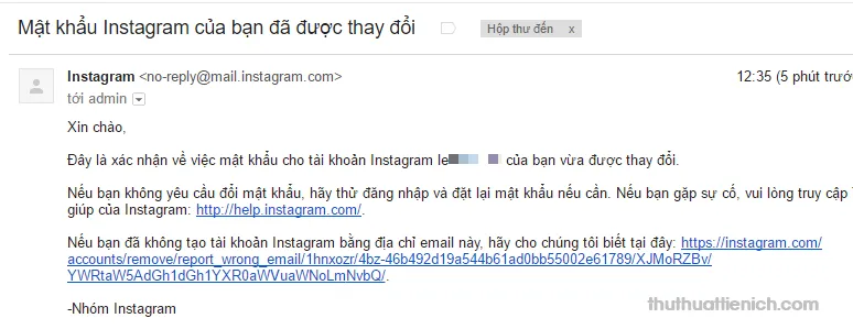 Cách thay đổi mật khẩu tài khoản Instagram nhanh nhất