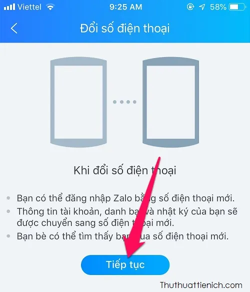 Cách thay đổi số điện thoại Zalo, không mất danh bạ, tin nhắn