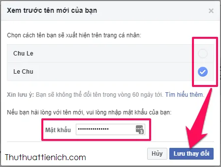 Cách thay đổi tên Facebook nhanh trên máy tính & điện thoại