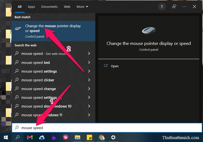 Cách thay đổi tốc độ chuột trên Windows 10 & Windows 11