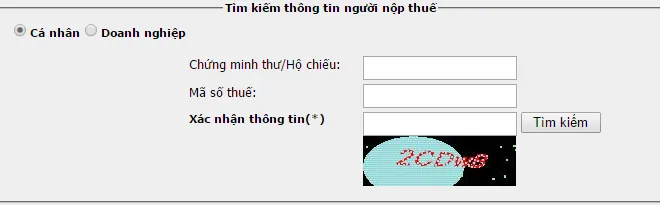 Cách tra cứu mã số thuế thu nhập cá nhân/công ty Online