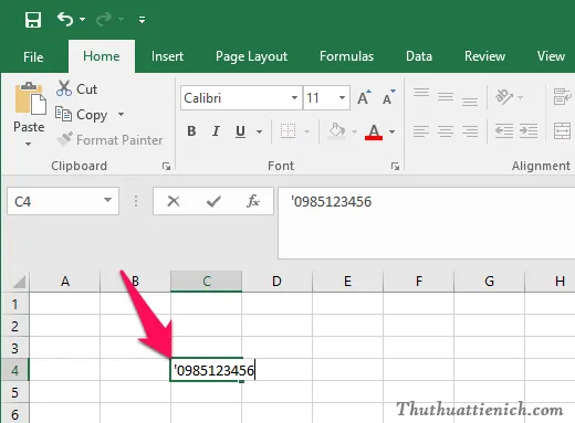 Cách viết thêm số 0 vào đầu, viết số điện thoại trong Excel mọi phiên bản