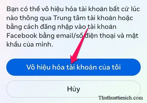 Cách vô hiệu hóa tài khoản Facebook tạm thời (Cập nhật tháng 03/2024)