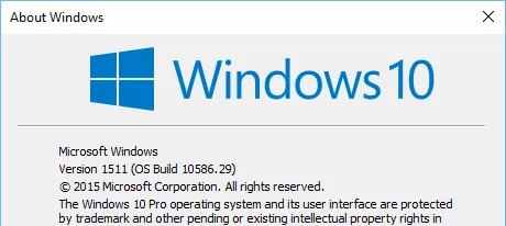 Cách xem phiên bản (Version) và số Build Windows 10 đang dùng