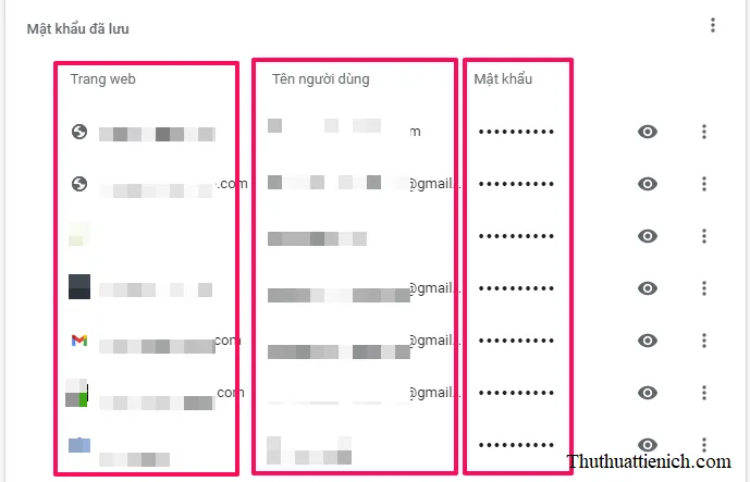 Cách xem, xóa mật khẩu đã lưu trên Google Chrome