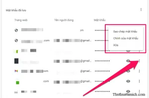 Cách xem, xóa mật khẩu đã lưu trên Google Chrome
