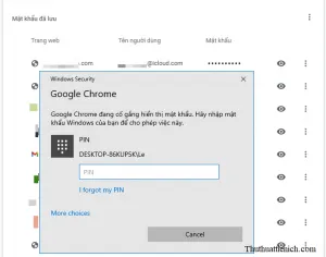 Cách xem, xóa mật khẩu đã lưu trên Google Chrome