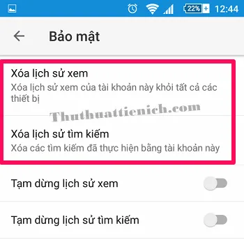 Cách xóa lịch sử xem, lịch sử tìm kiếm trên Youtube (máy tính/Android/IOS)