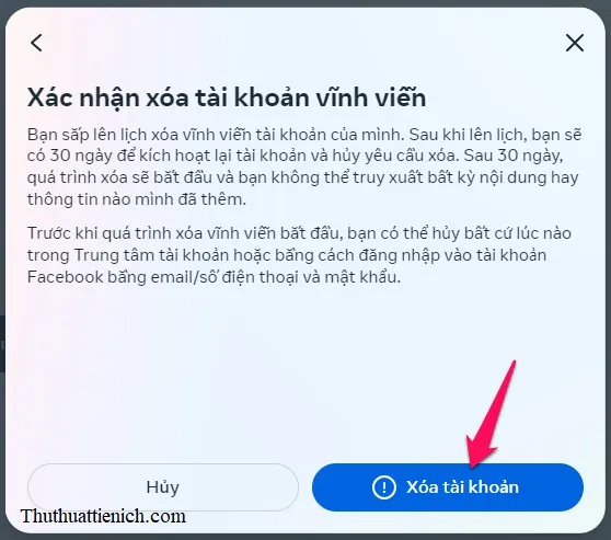 Cách xóa tài khoản Facebook vĩnh viễn (mới nhất 2024)