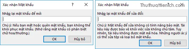 Cài đặt mật khẩu cho Word/Excel/PowerPoint từ phiên bản 2003 đến 2016