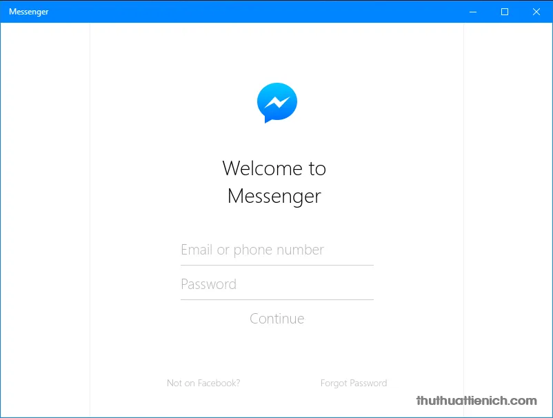 Chat Facebook trên Windows 10 với app Messenger “chính chủ”