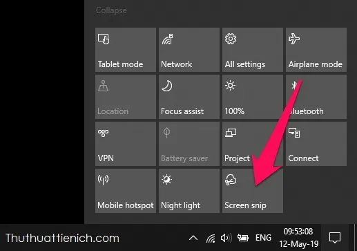 Chụp ảnh màn hình máy tính nhanh trên Windows 10 với Snip & Sketch