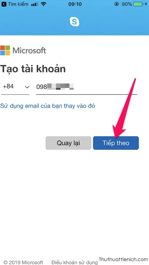 Đăng ký tạo mới tài khoản Skype tiếng Việt miễn phí (máy tính & điện thoại)