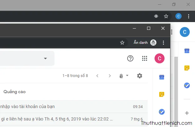 Đăng nhập 2 hay nhiều tài khoản Gmail cùng lúc trên máy tính