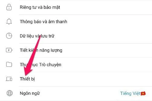 Đăng xuất tài khoản Telegram từ xa trên mọi thiết bị