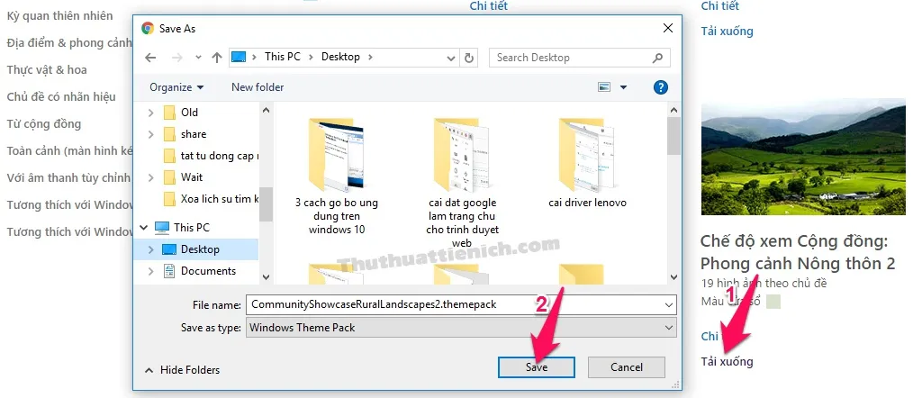 Download & Cài đặt giao diện mới cho Windows 10 trực tiếp từ Microsoft