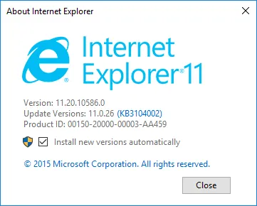 Download IE (Internet Explorer) 11 cài đặt offline cho windows 7