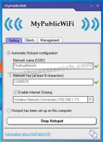 Download MyPublicWiFi – Top phần mềm phát Wifi miễn phí tốt nhất