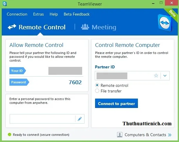 Download TeamViewer – Phần mềm điều khiển máy tính từ xa