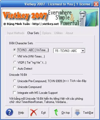 Download VietKey Full mới nhất