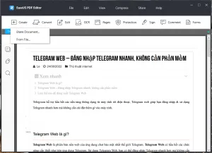 EaseUS PDF Editor – Phần mềm tạo, chỉnh sửa, chuyển đổi PDF chuyên nghiệp