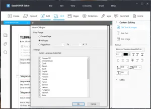 EaseUS PDF Editor – Phần mềm tạo, chỉnh sửa, chuyển đổi PDF chuyên nghiệp