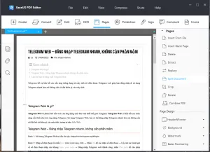 EaseUS PDF Editor – Phần mềm tạo, chỉnh sửa, chuyển đổi PDF chuyên nghiệp