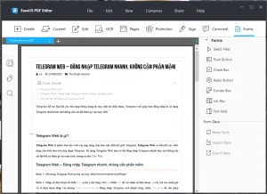 EaseUS PDF Editor – Phần mềm tạo, chỉnh sửa, chuyển đổi PDF chuyên nghiệp