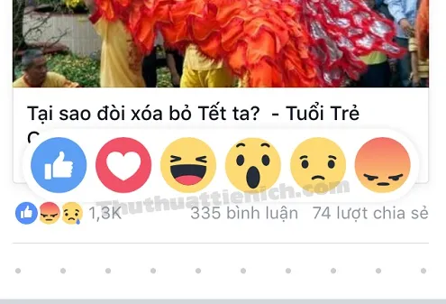 Facebook chính thức cập nhật các nút “Thích” mới cho người dùng toàn cầu