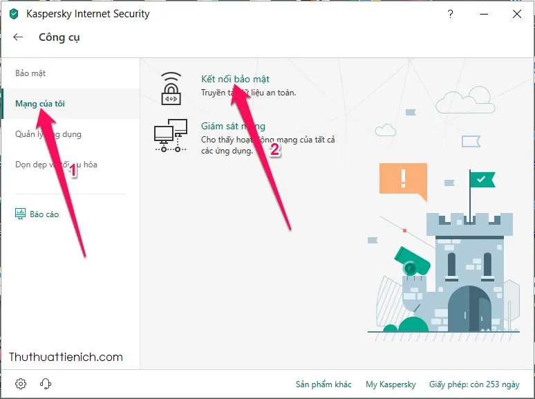 Fake IP đơn giản, miễn phí bằng phần mềm Kaspersky VPN