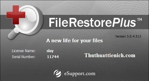 FileRestorePlus – Phần mềm phục hồi các tập tin bị xóa
