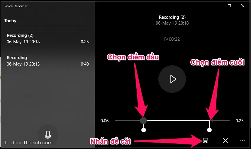 Ghi âm trên máy tính Windows 10 nhanh không cần phần mềm