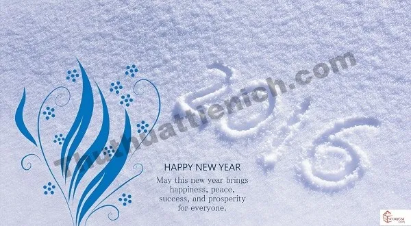 Hình nền máy tính chúc mừng năm mới, Happy New Year 2016