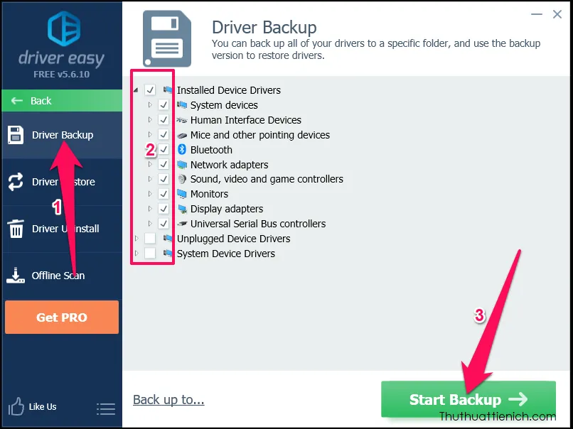 Hướng dẫn Backup, Restore, Update driver bằng phần mềm Driver Easy