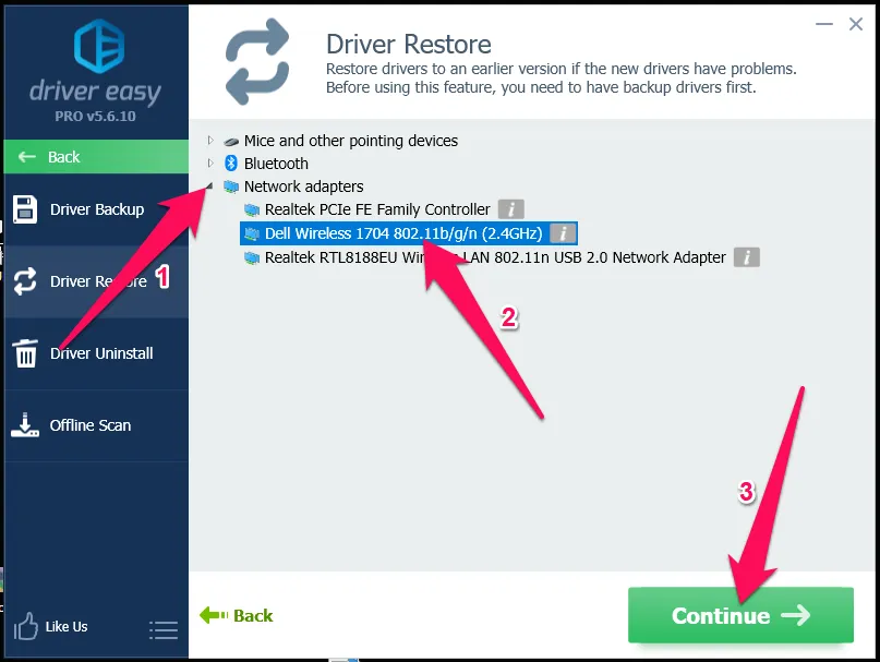 Hướng dẫn Backup, Restore, Update driver bằng phần mềm Driver Easy