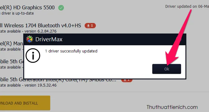 Hướng dẫn Backup, Restore, Update driver bằng phần mềm Drivermax