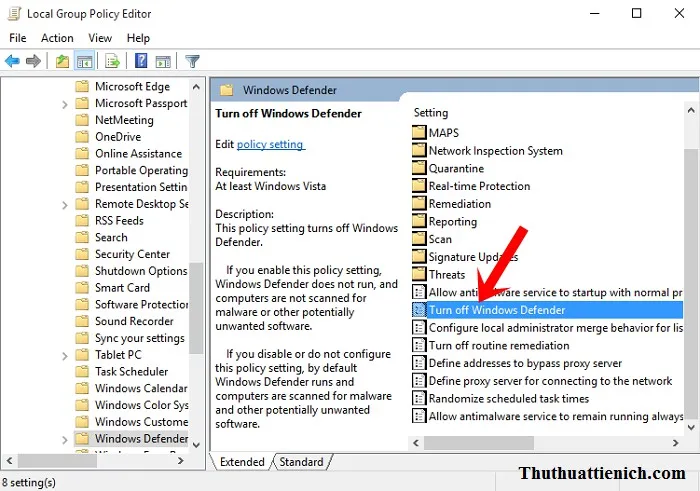Hướng dẫn bật/tắt Windows Defender trên Windows 10 chi tiết bằng hình ảnh