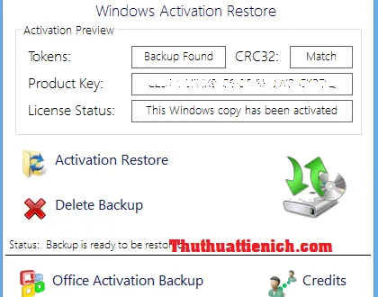 Hướng dẫn cách Backup và Restore bản quyền Windows 8/8.1