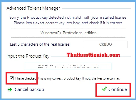 Hướng dẫn cách Backup và Restore bản quyền Windows 8/8.1