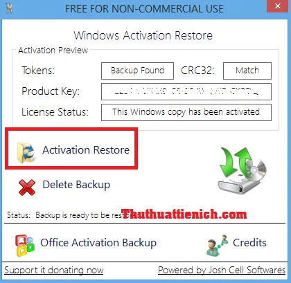 Hướng dẫn cách Backup và Restore bản quyền Windows 8/8.1