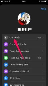 Hướng dẫn cách bật Giao diện tối Dark Mode trong Messenger