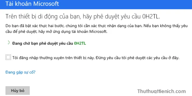 Hướng dẫn cách bật xác minh 2 bước cho tài khoản Outlook/Hotmail (Microsoft)