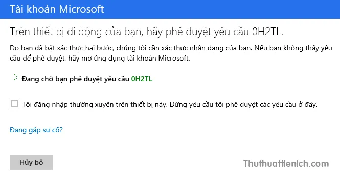 Hướng dẫn cách bật xác minh 2 bước cho tài khoản Outlook/Hotmail (Microsoft)