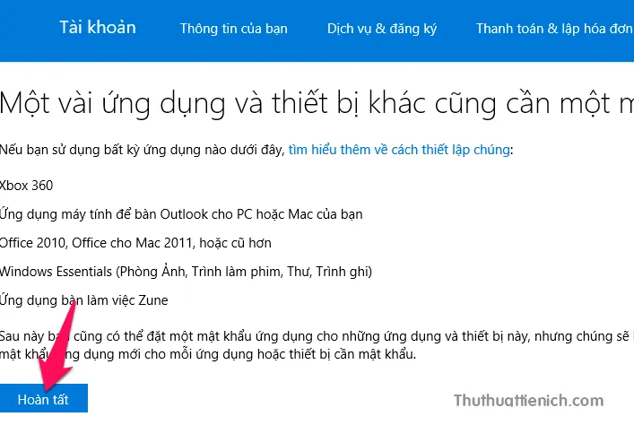 Hướng dẫn cách bật xác minh 2 bước cho tài khoản Outlook/Hotmail (Microsoft)