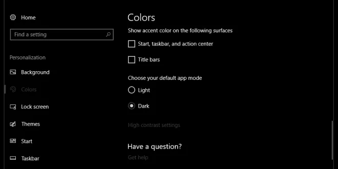 Hướng dẫn cách cài đặt giao diện Dark Mode (màu đen) cho Windows 10