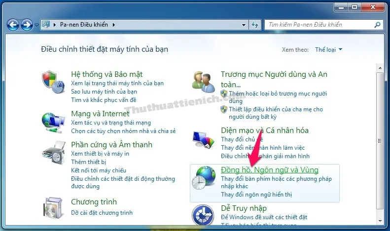 Hướng dẫn cách cài đặt ngôn ngữ, giao diện tiếng Việt cho Windows 7