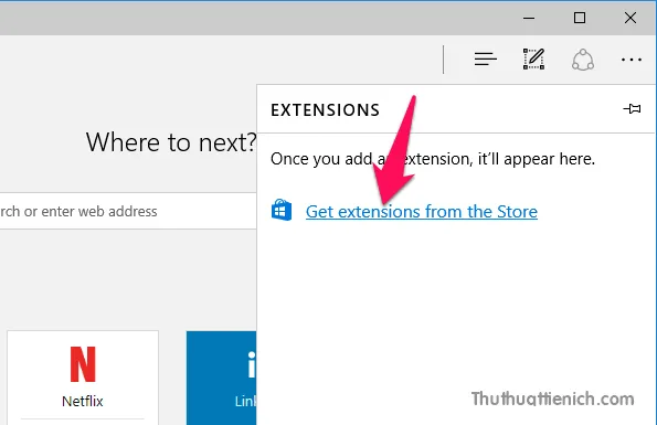 Hướng dẫn cách cài đặt tiện ích mở rộng (Extension) cho Microsoft Edge